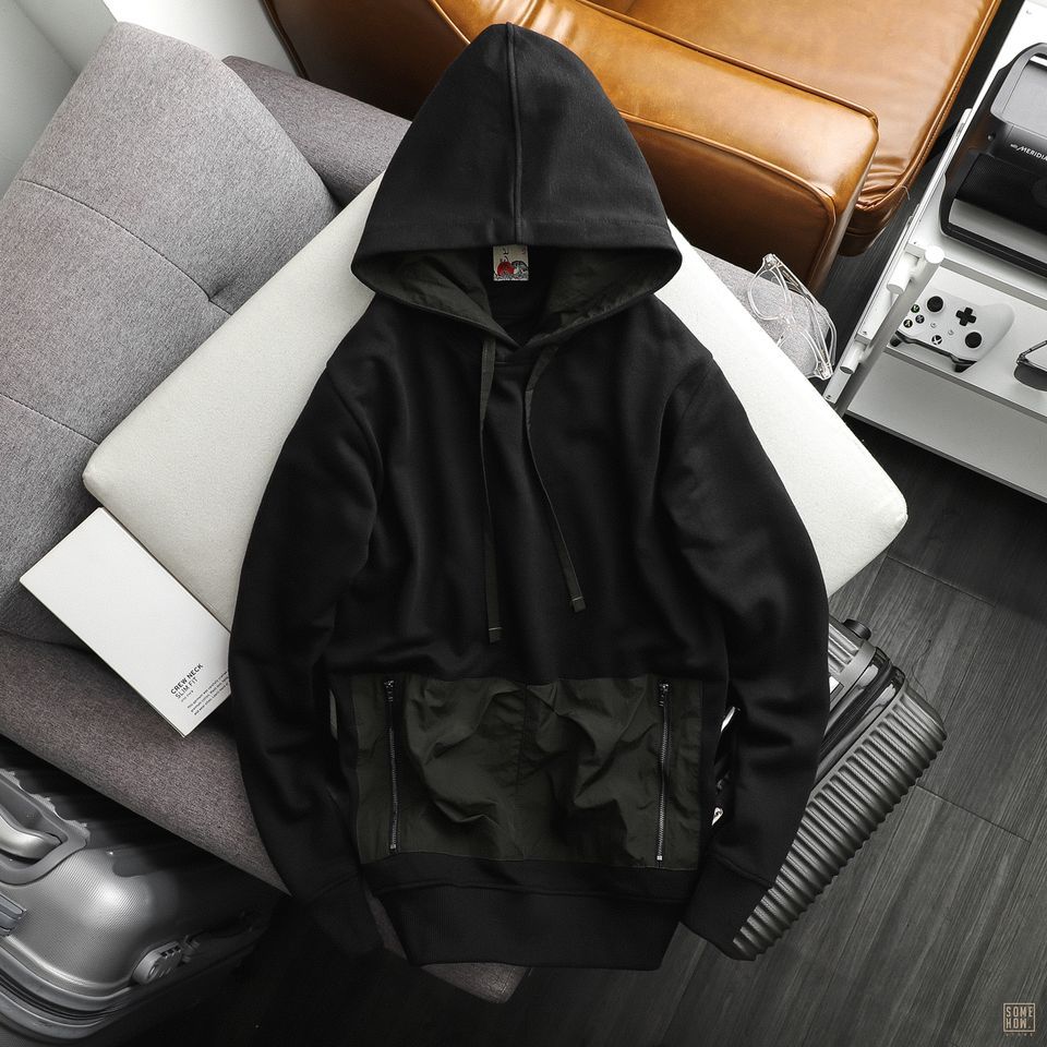 Hoodies Numbi Đen Mix Rêu