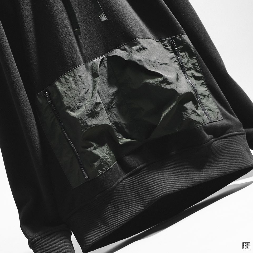 Hoodies Numbi Đen Mix Rêu