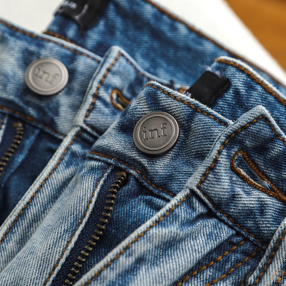 Short Jean Inf Bạc Wash
