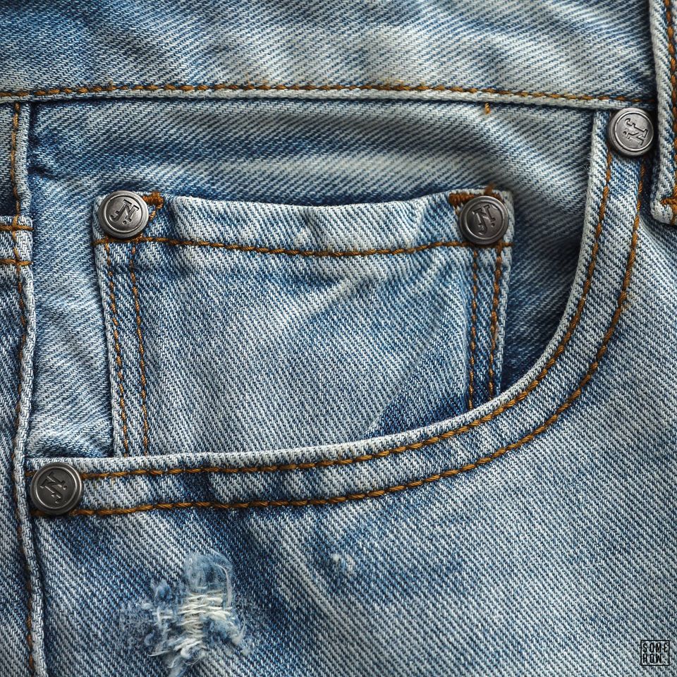 Short Jean Inf Bạc Wash