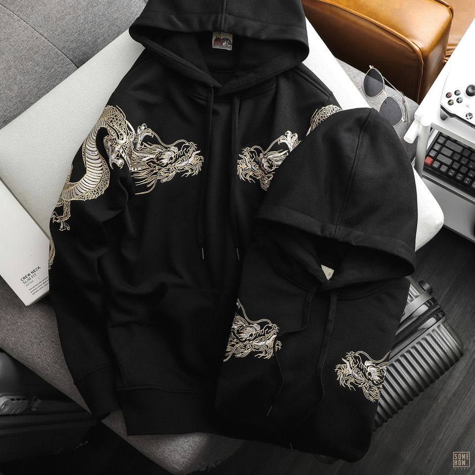 Hoodies Thêu Rồng