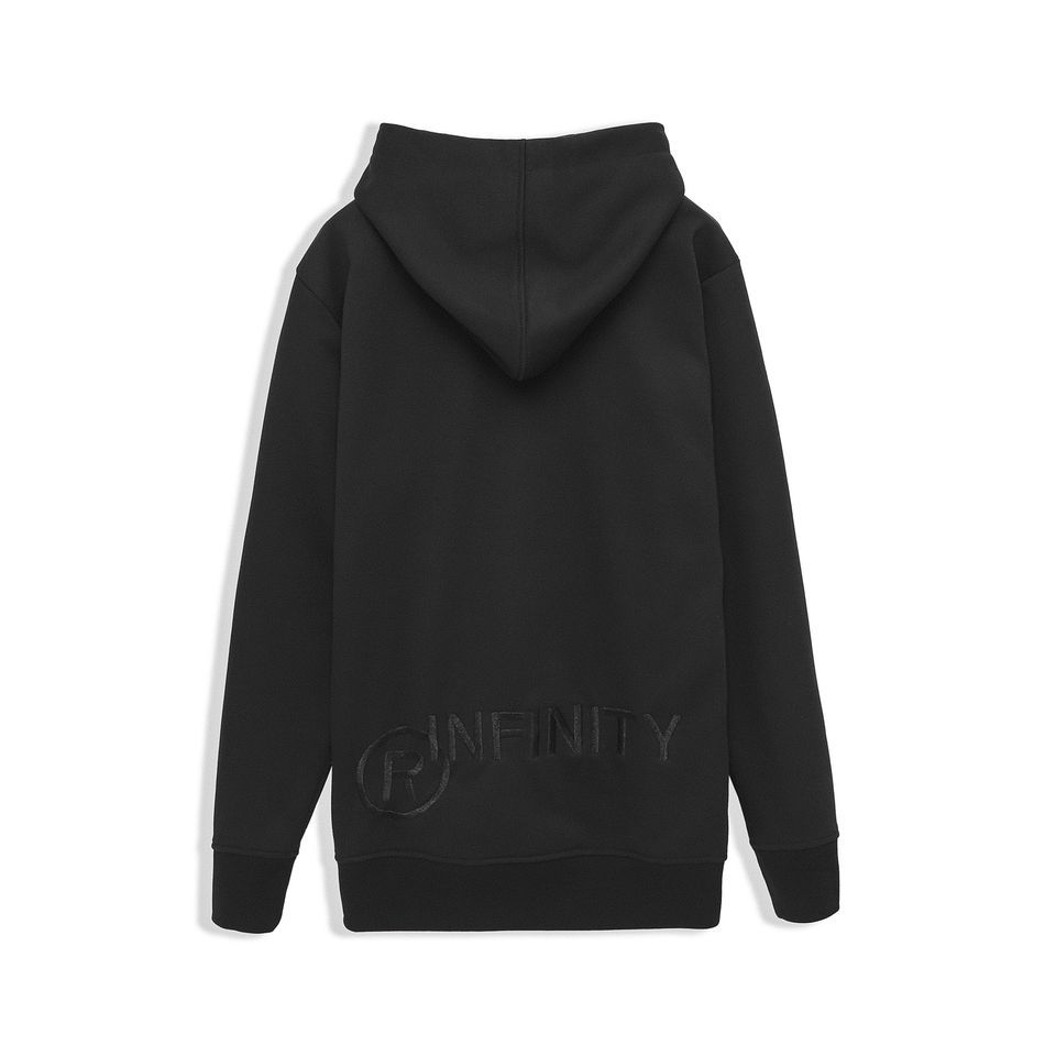 Hoodies INF Đen Thêu Gấu