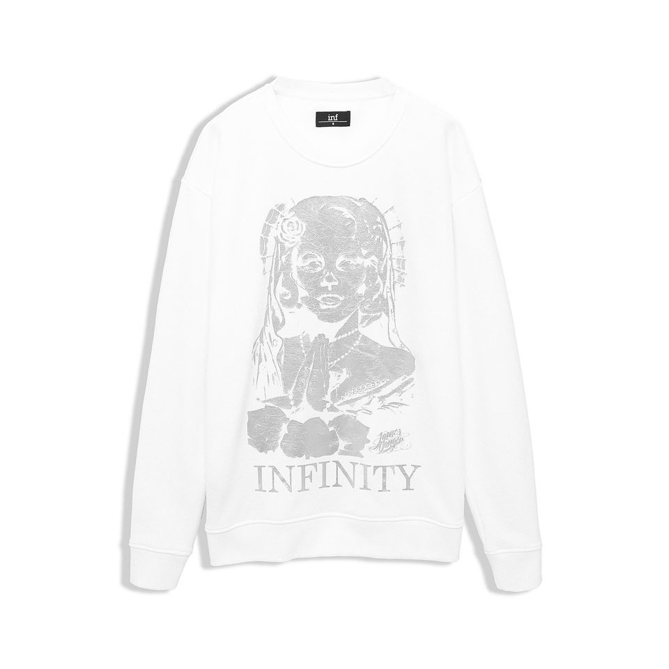 Sweater Trắng INF In Girl