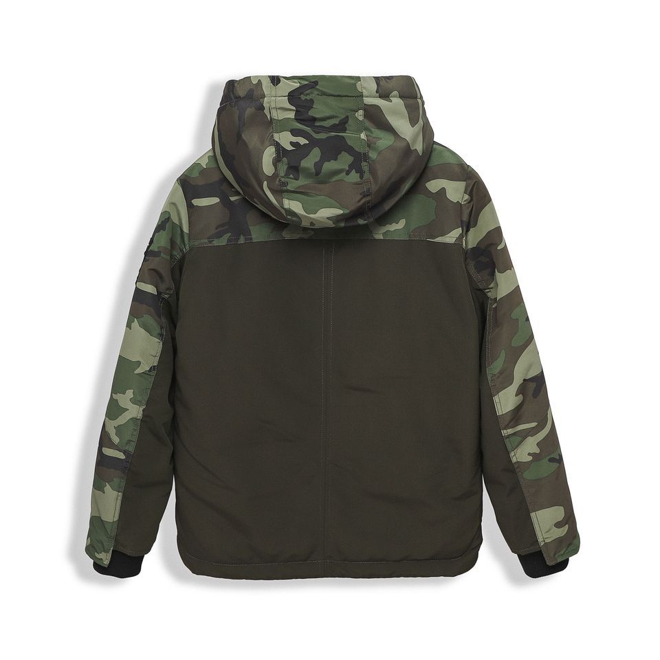 Khoác Phao Camo 2 Túi