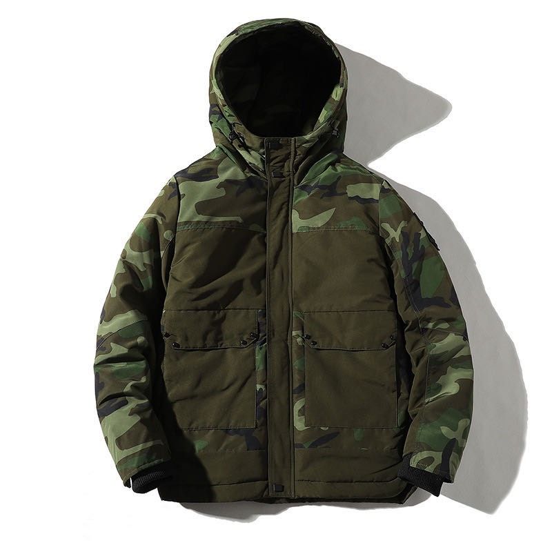 Khoác Phao Camo 2 Túi