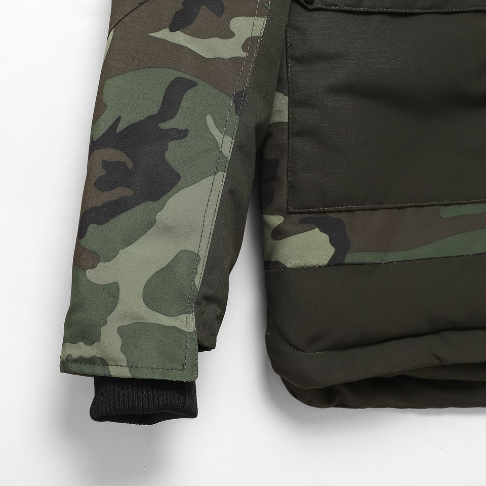 Khoác Phao Camo 2 Túi