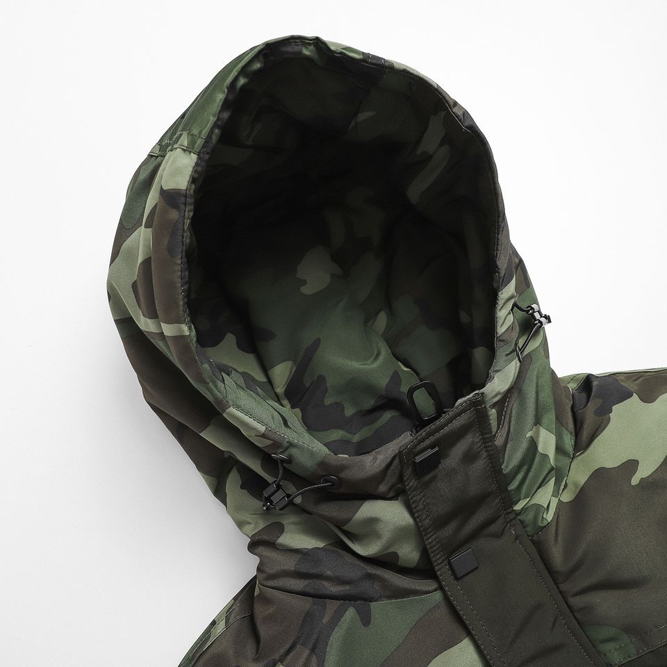 Khoác Phao Camo 2 Túi