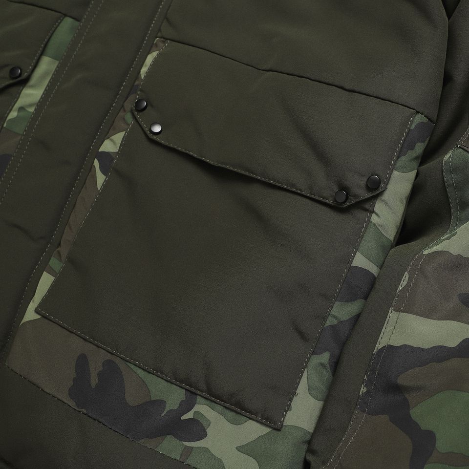 Khoác Phao Camo 2 Túi