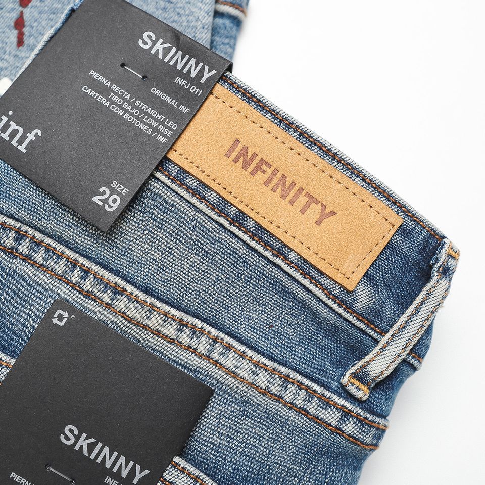 Quần Jean Inf Wash Vảy Sơn