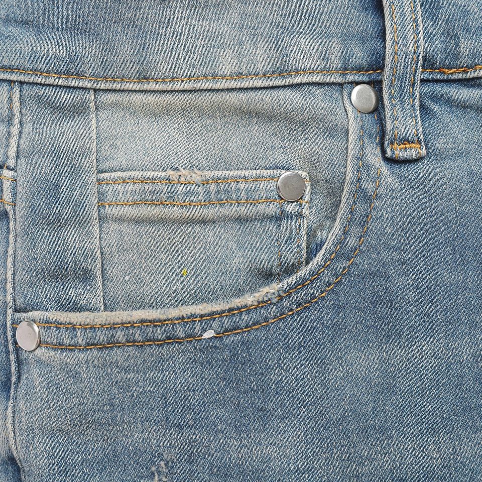 Quần Jean Inf Xanh Light Rip