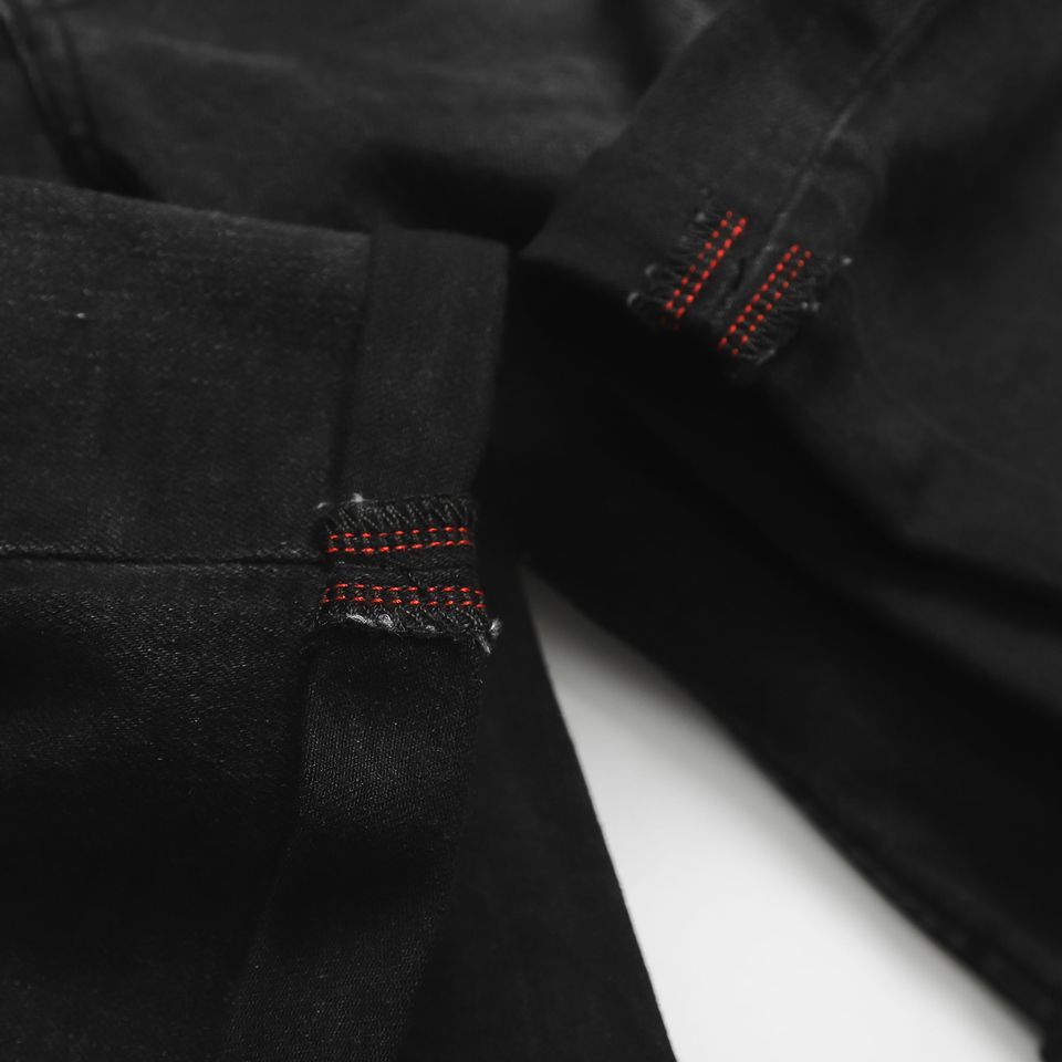 Short Numbi Jean Xám Ripped