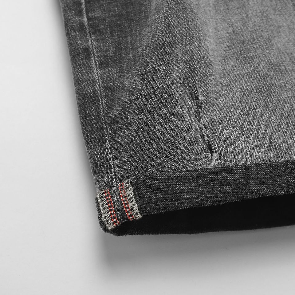 Short Numbi Jean Xắn Lai Xám