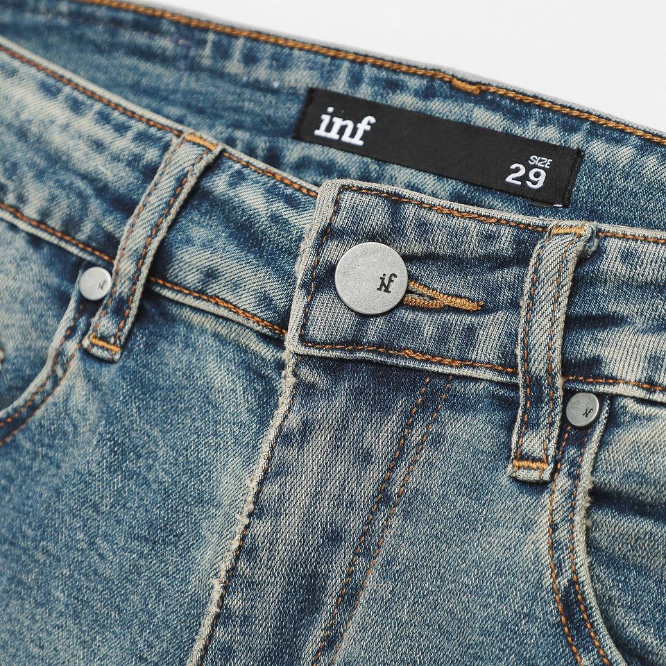 Quần Jean Inf Xanh Wash 3001