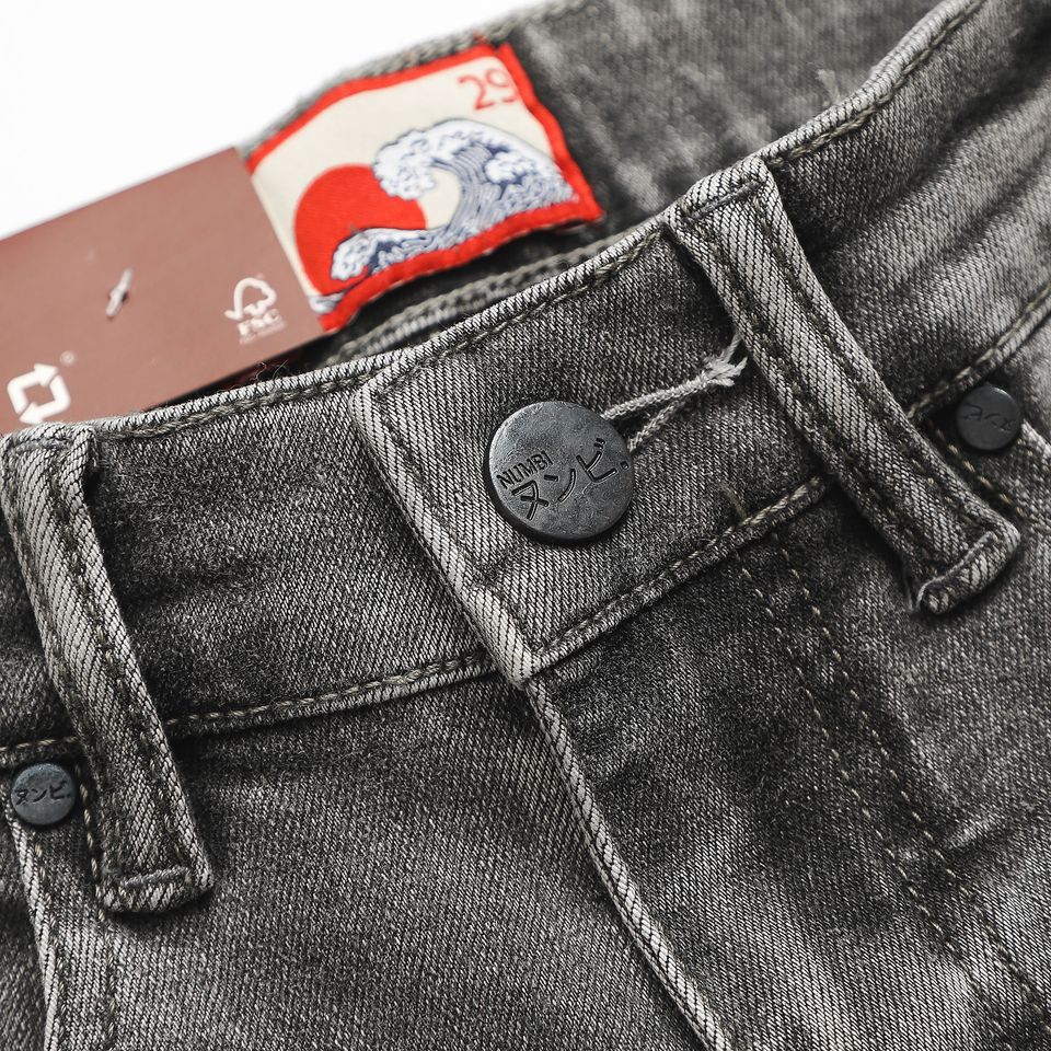 Short Numbi Jean Xắn Lai Xám