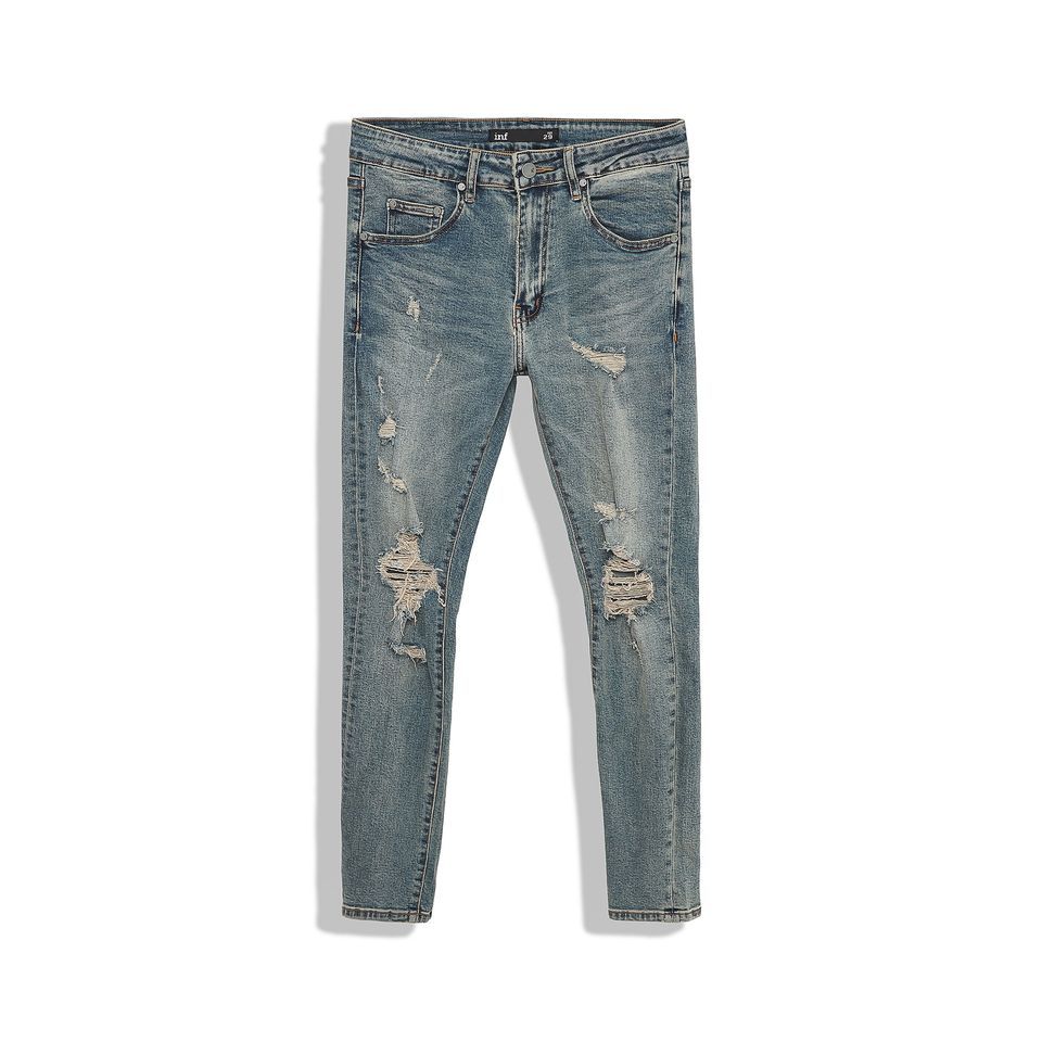 Quần Jean Inf Xanh Wash 3001