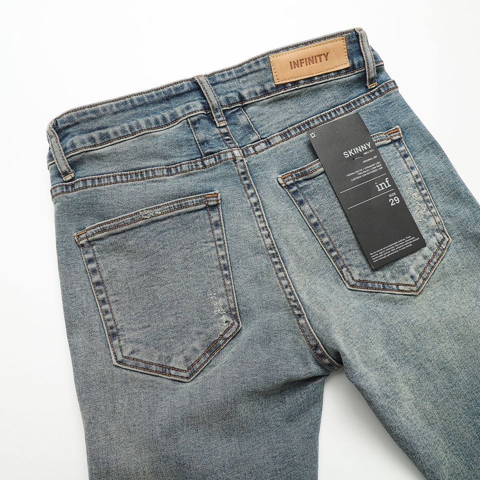 Quần Jean Inf Xanh Wash 3001