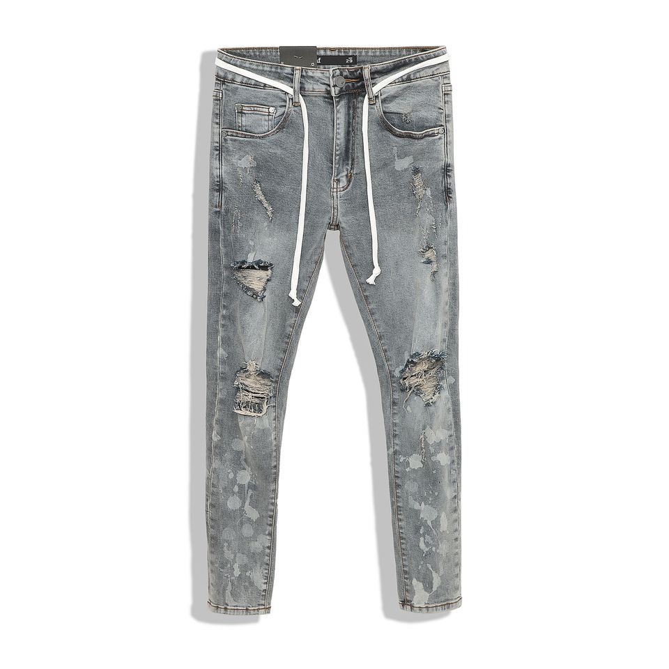 Quần Jean Inf Xám Đốm