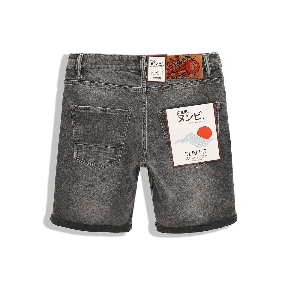 Short Numbi Jean Xắn Lai Xám