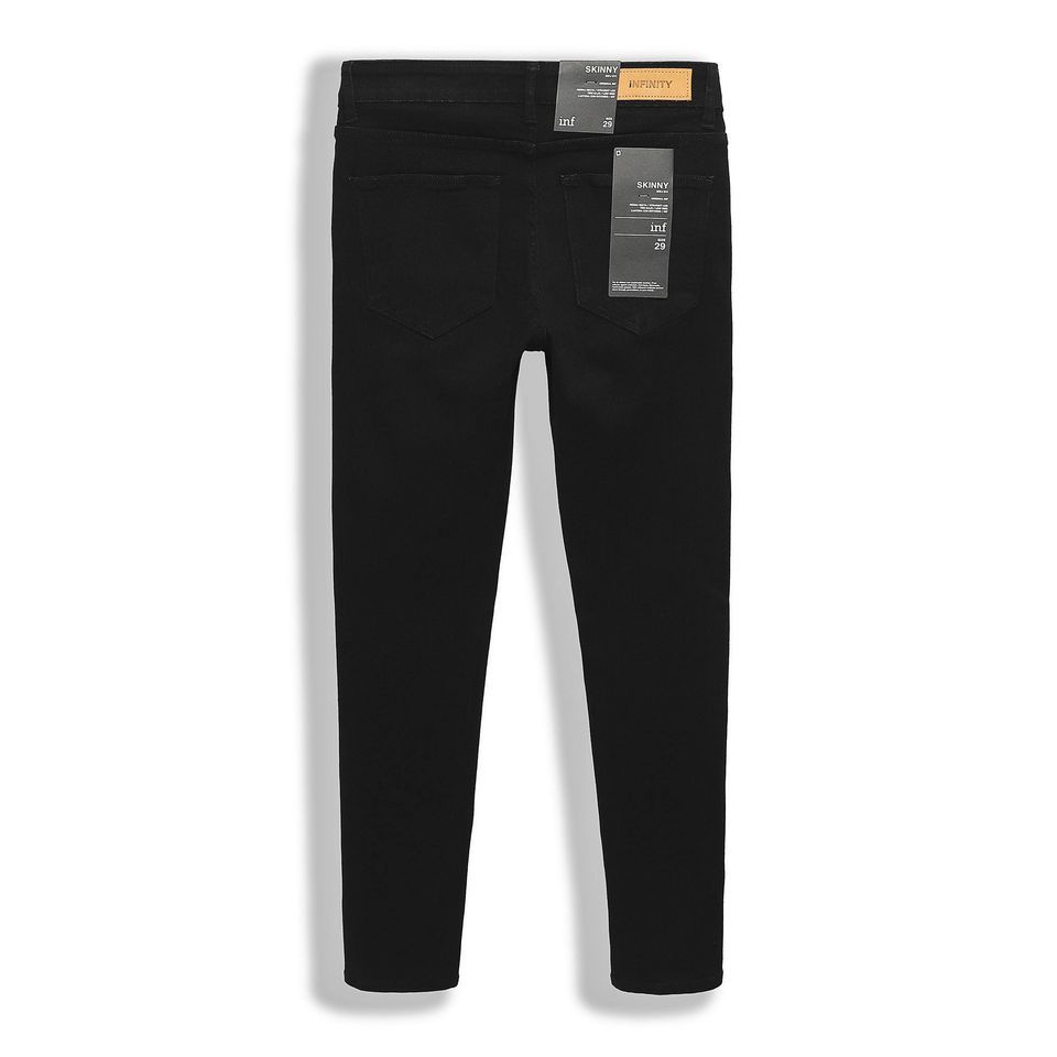 Quần Jean Inf Đen Skinny D12