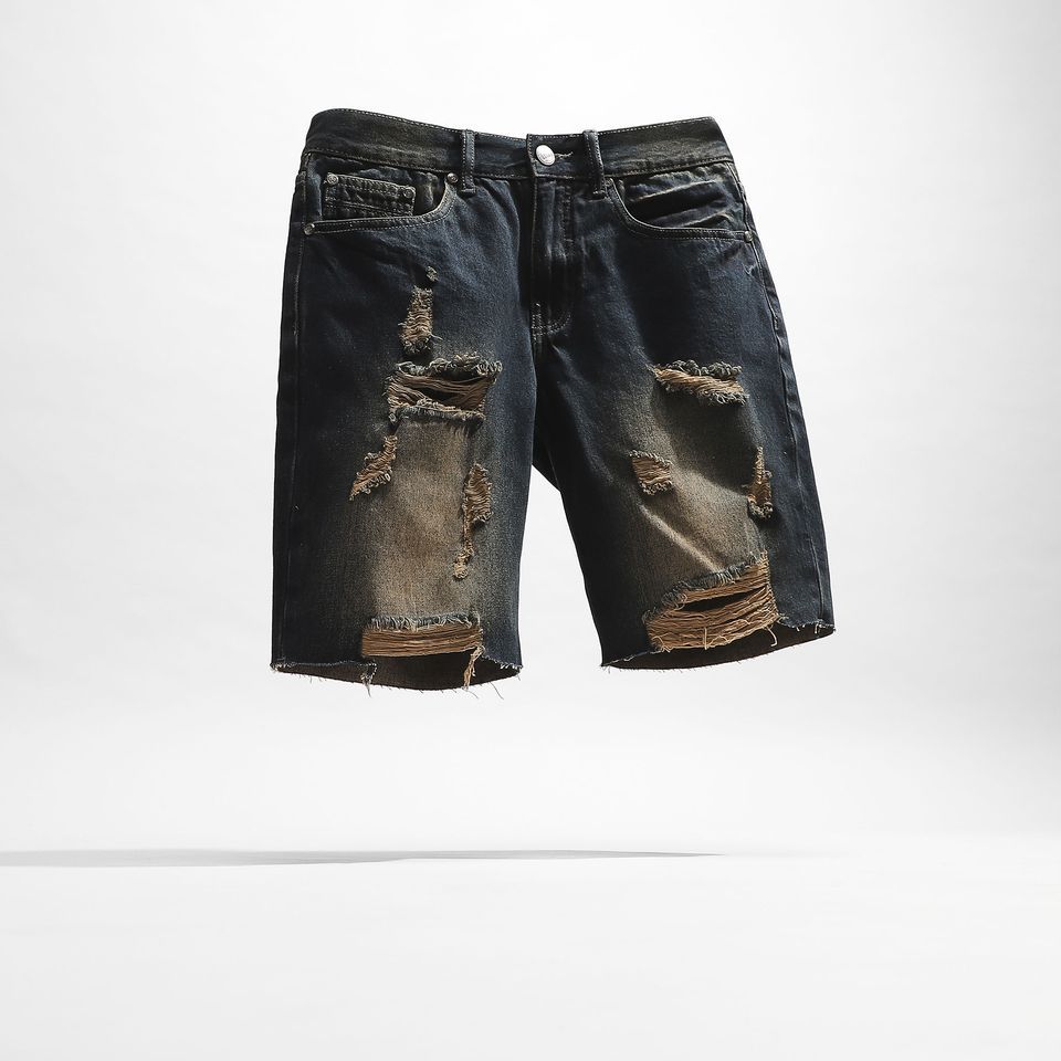 Short Jean Inf Xanh Wash 0302