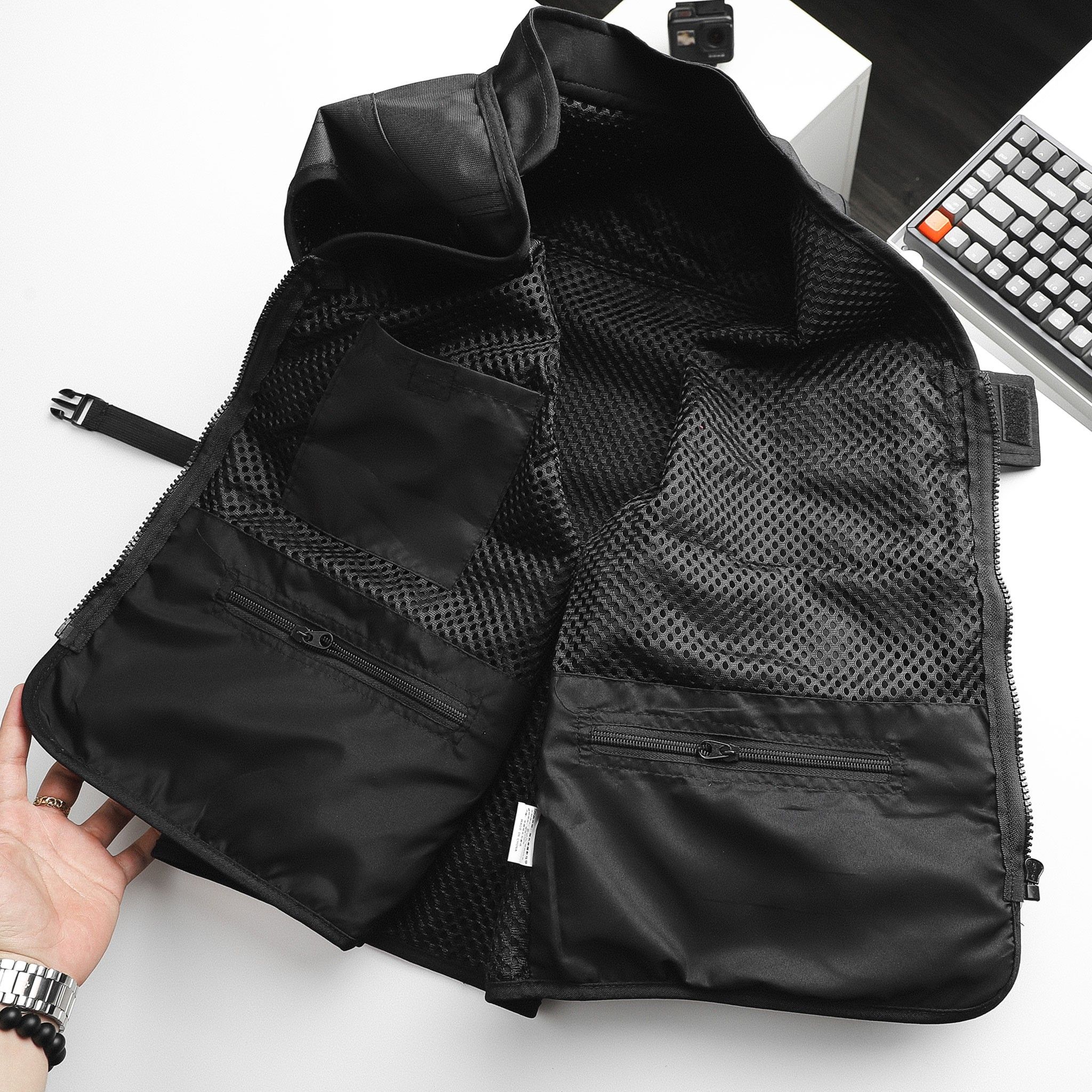 Khoác Tanktop Phối Túi