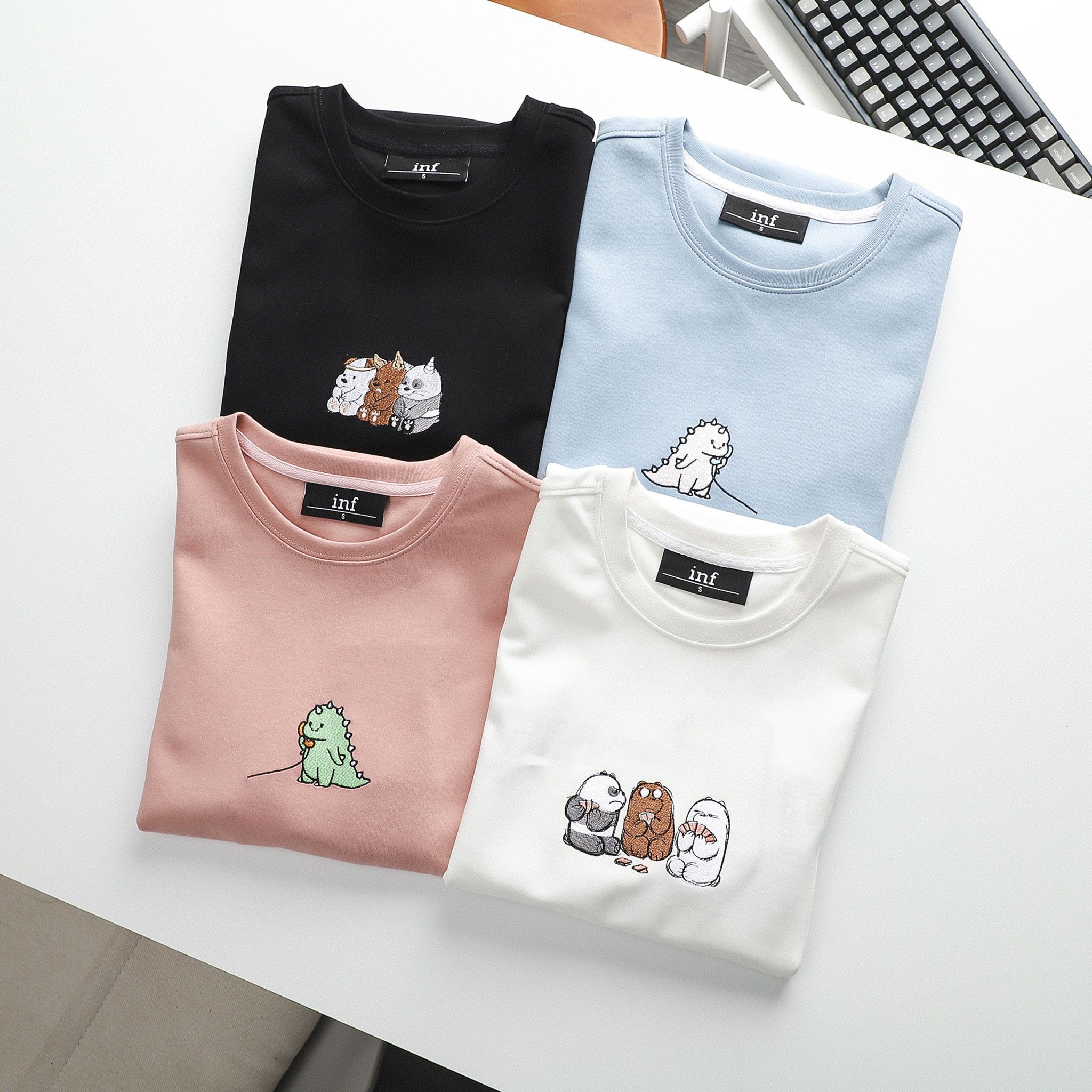 Áo Thun Inf Cutie Embr. 4M