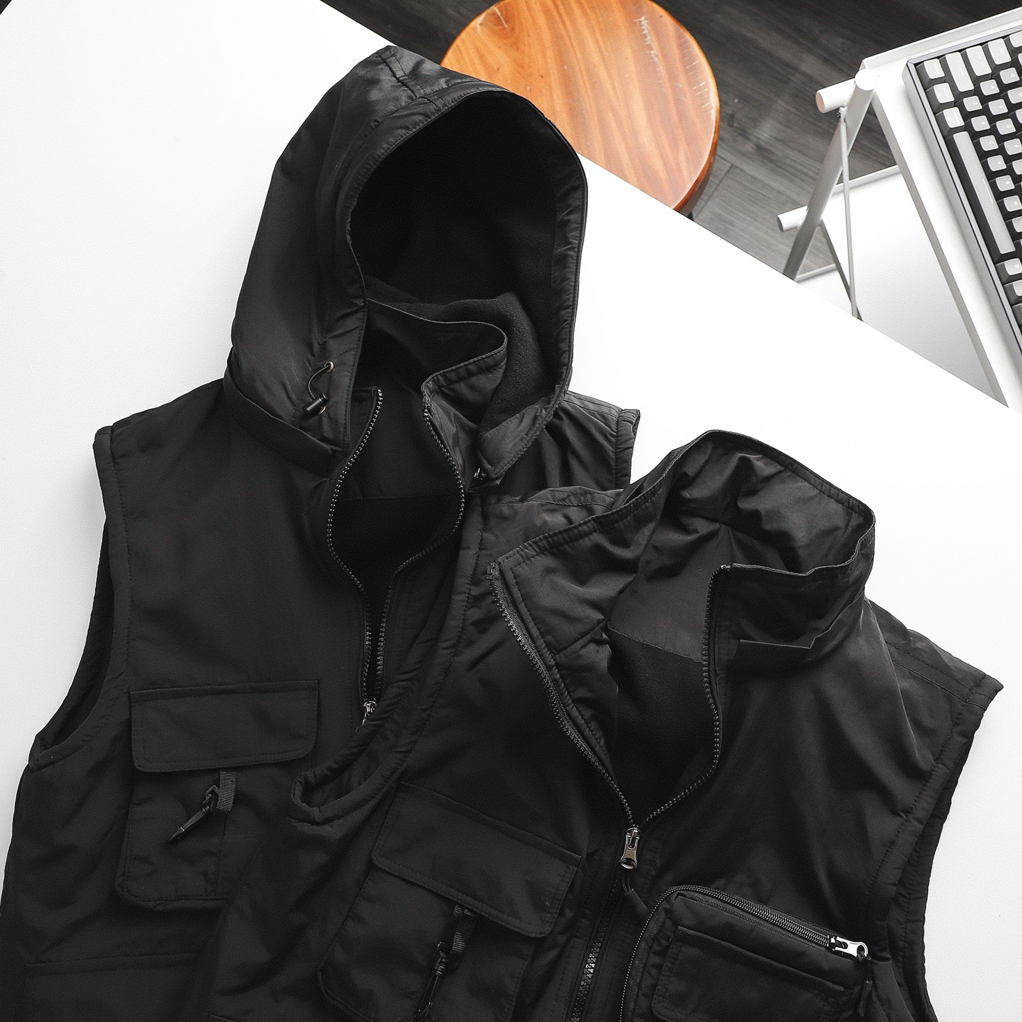 Khoác Tank top Phối Nón