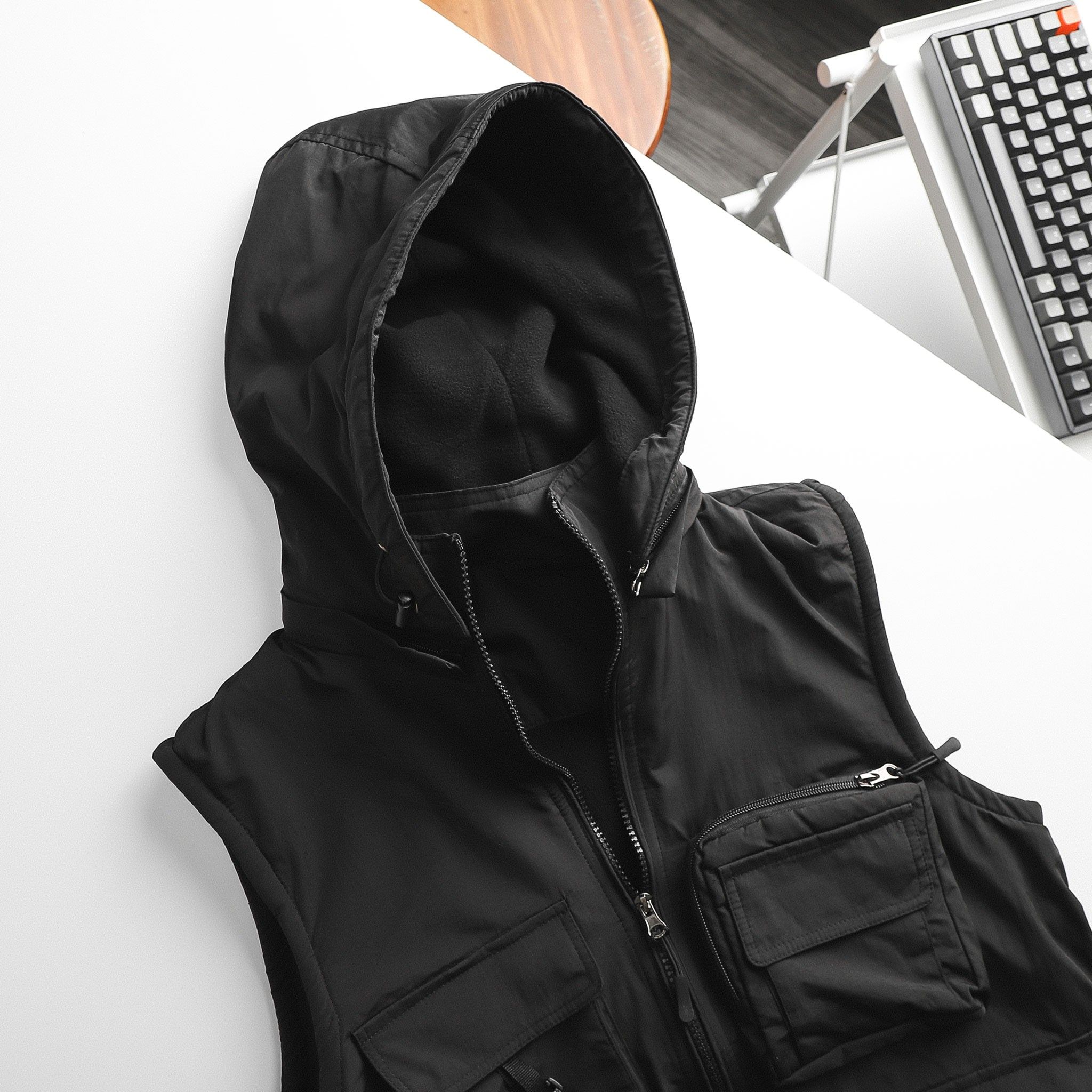 Khoác Tank top Phối Nón
