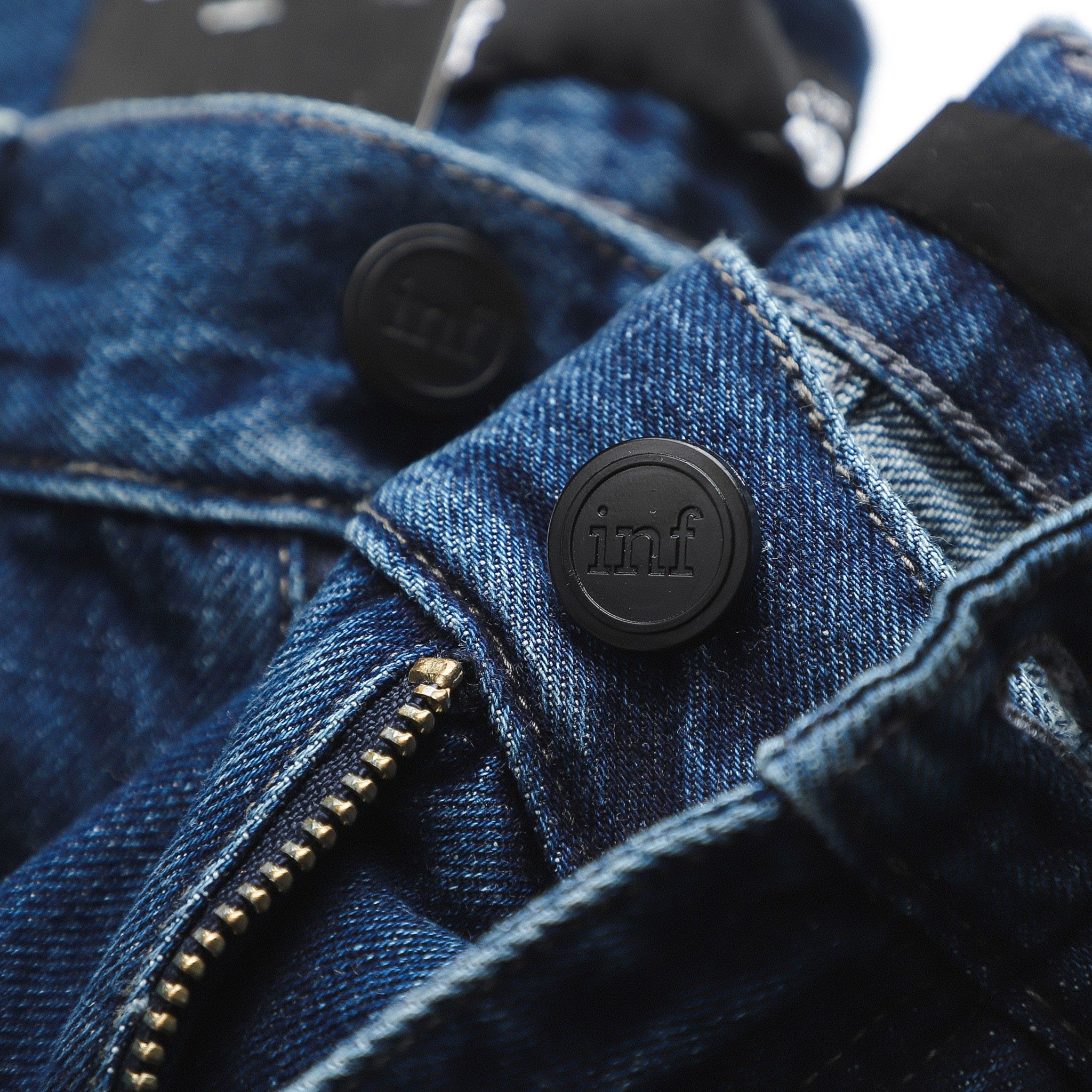 Short Jean Inf Dark Blue Rip