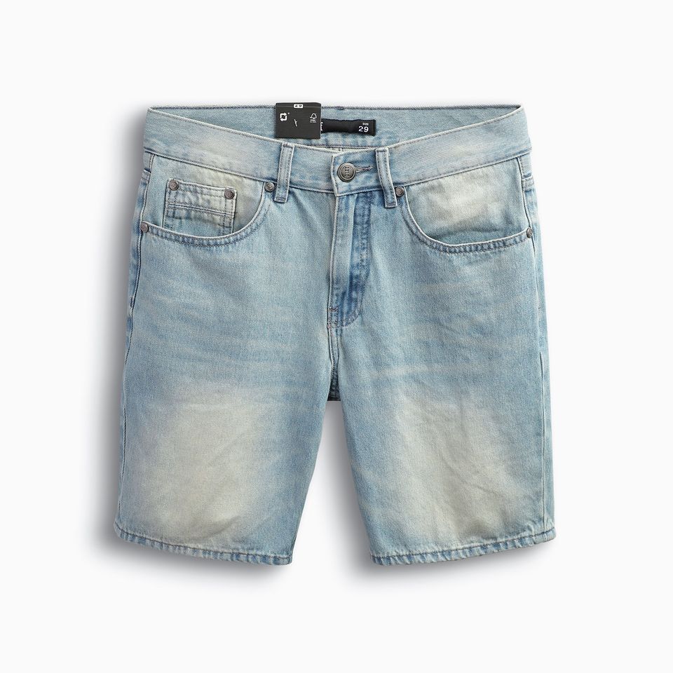 Short Jean Inf Wash Blue