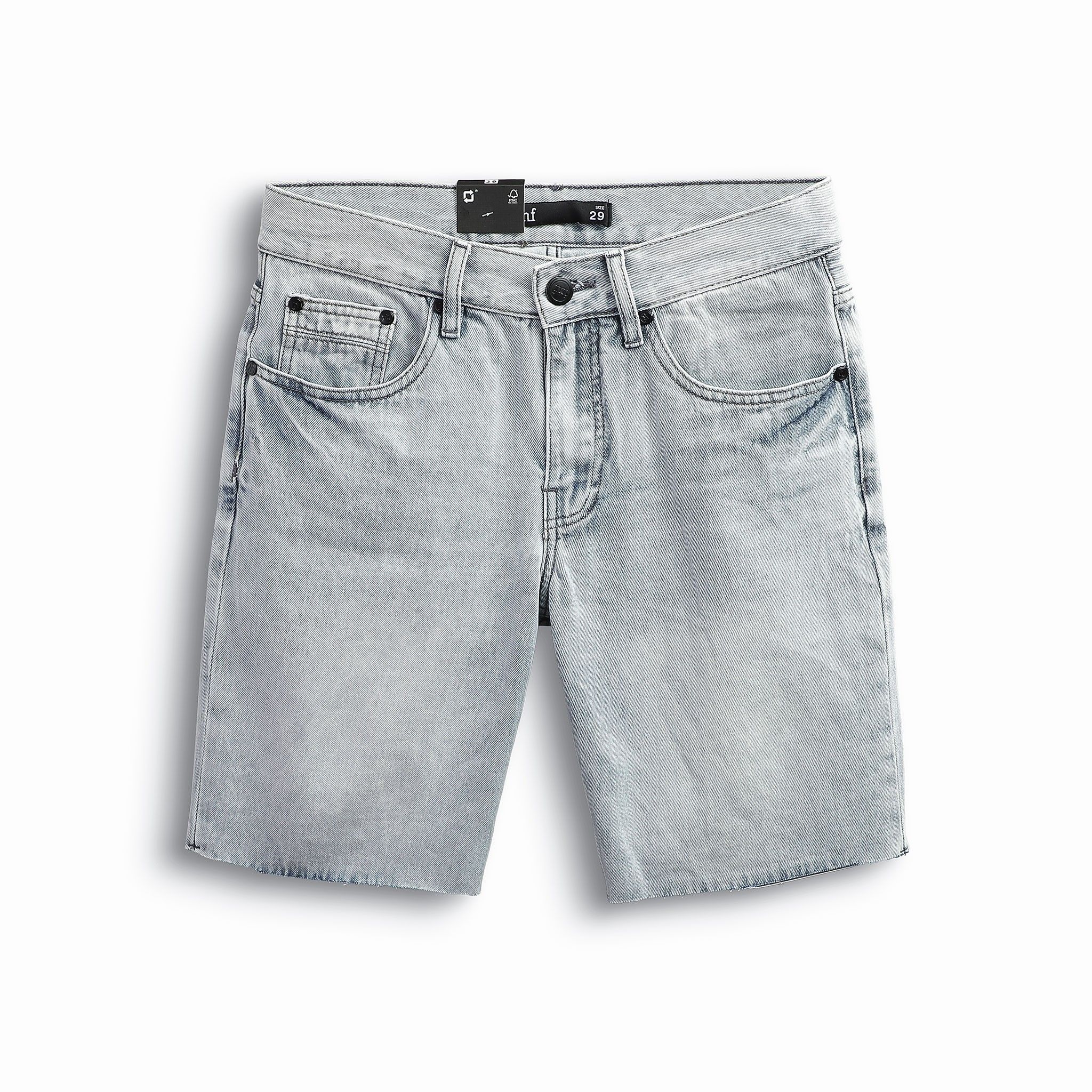 Short Jean Inf Bạc Xả Lai