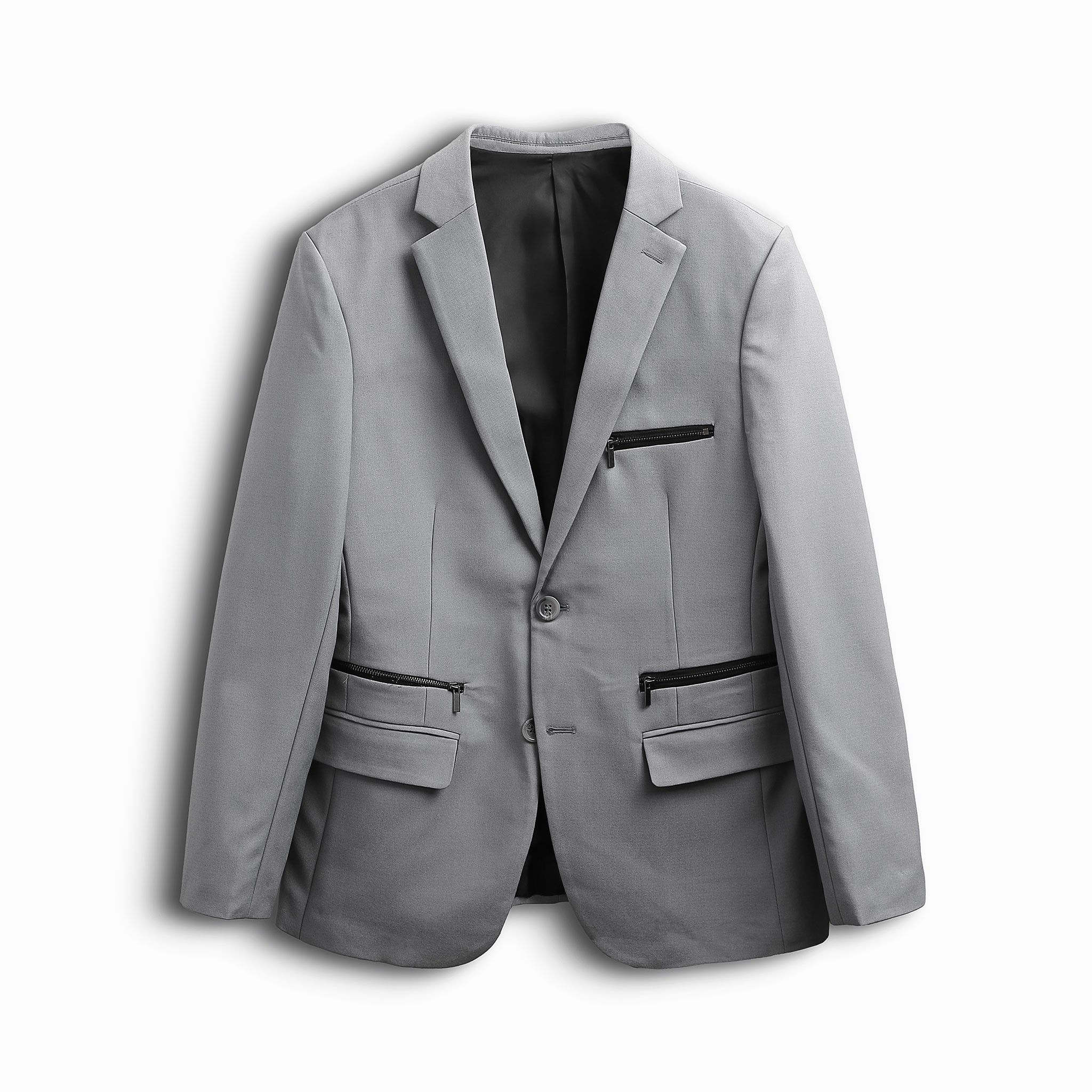Vest INF Phối Zip Grey