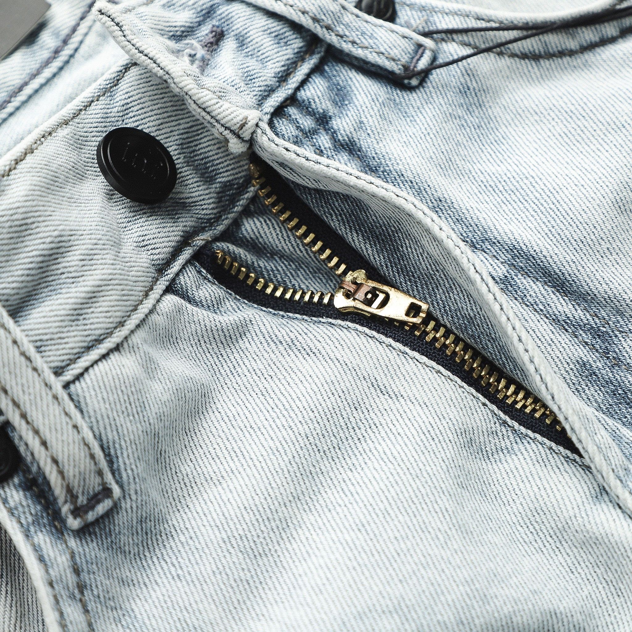 Short Jean Inf Bạc Xả Lai