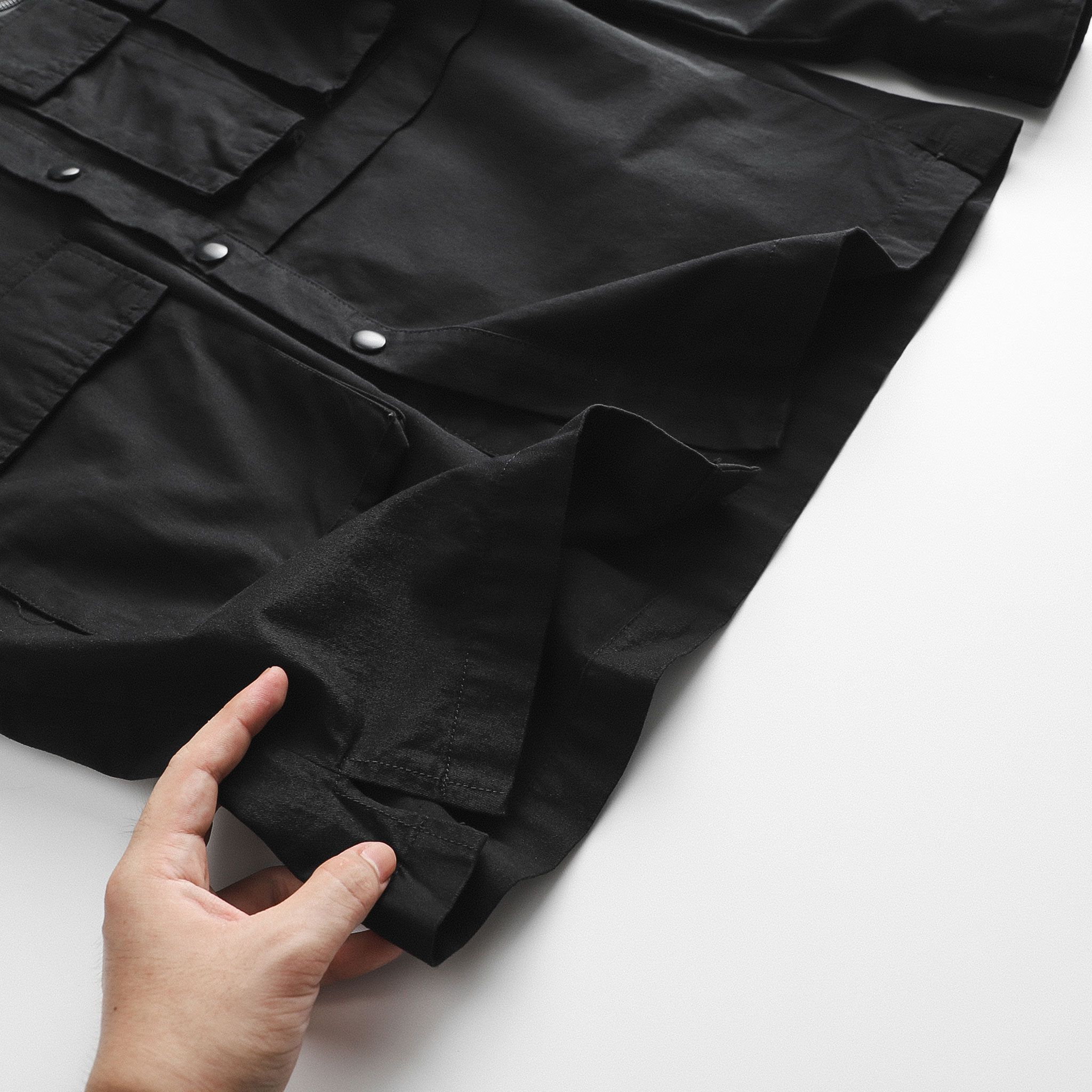 Áo Khoác Kaki Túi Hộp Zip