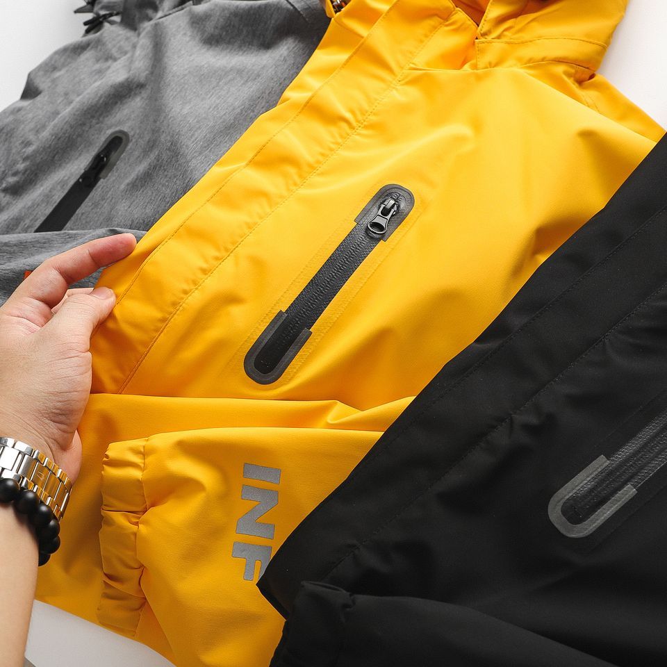 Áo Khoác Gió INF Phối Zip