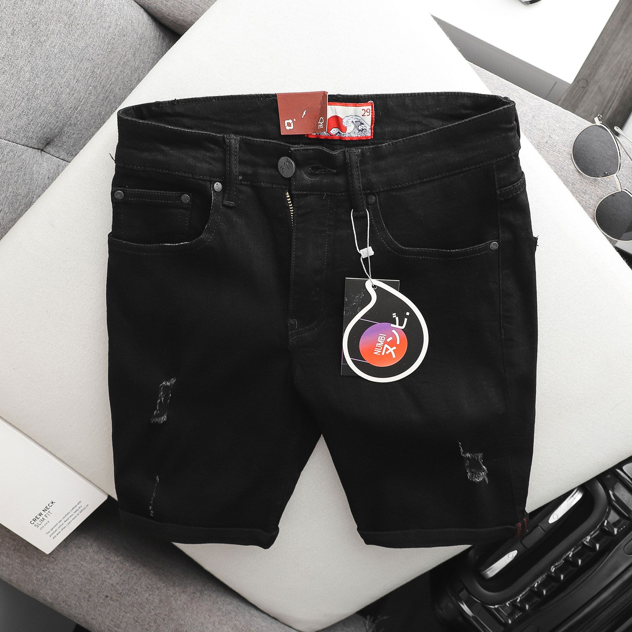 Short Numbi Jean Đen Ripped