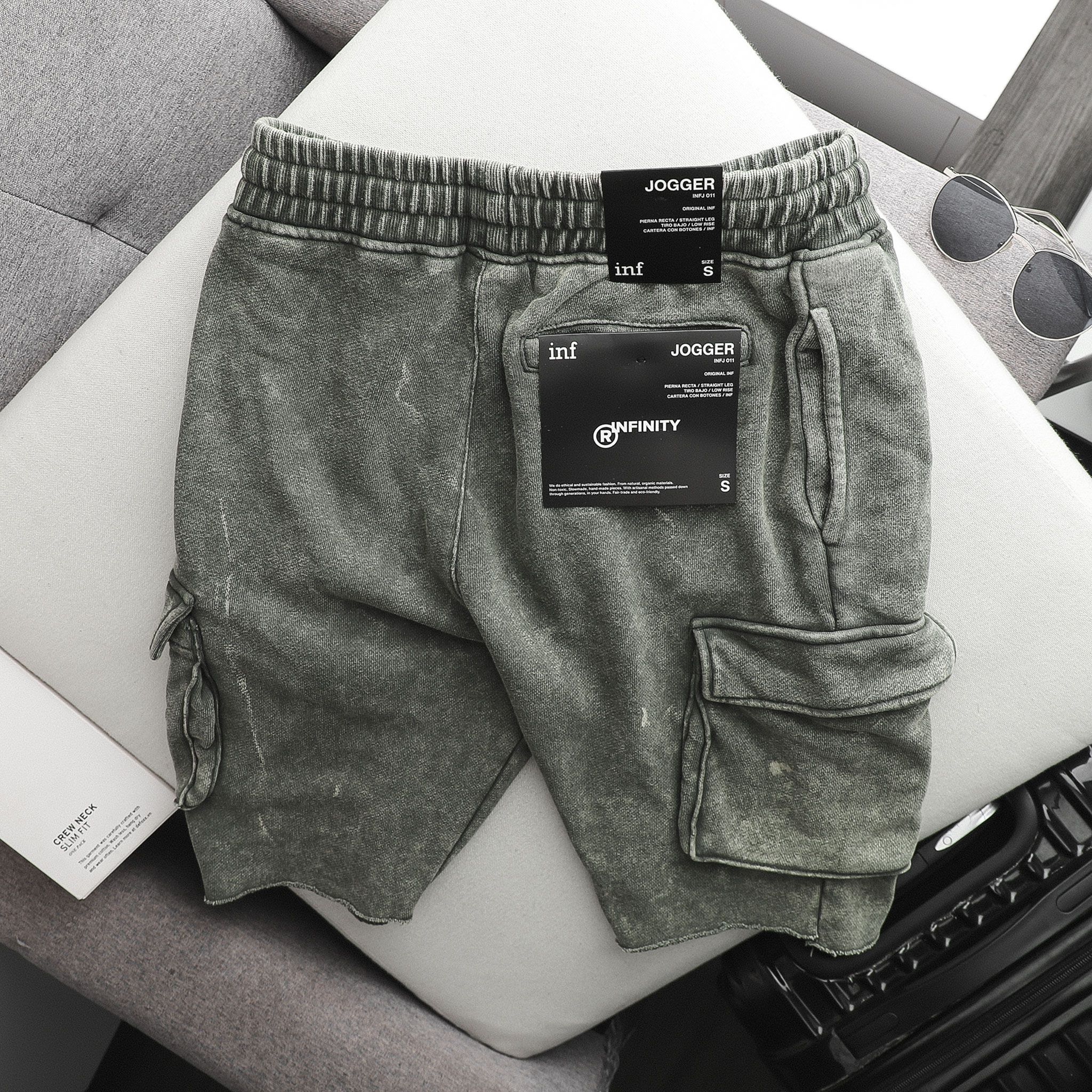 Short Wash INF Túi Nắp
