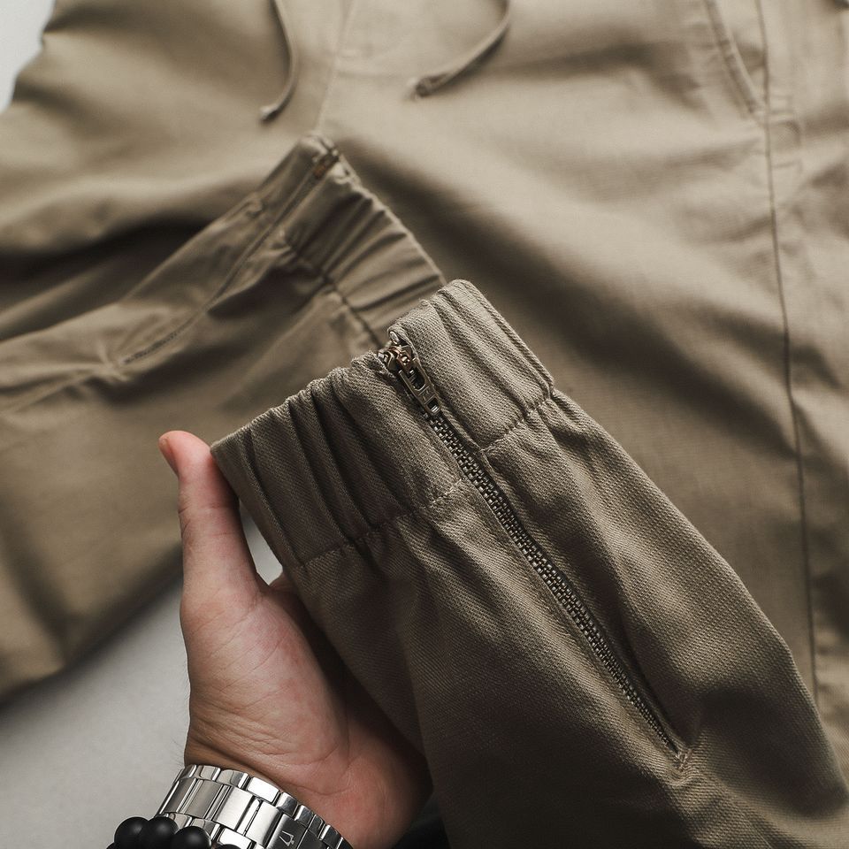 Jogger Numbi Kaki Zipper 3M