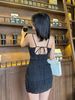 Đầm Ngắn Sundress Black White