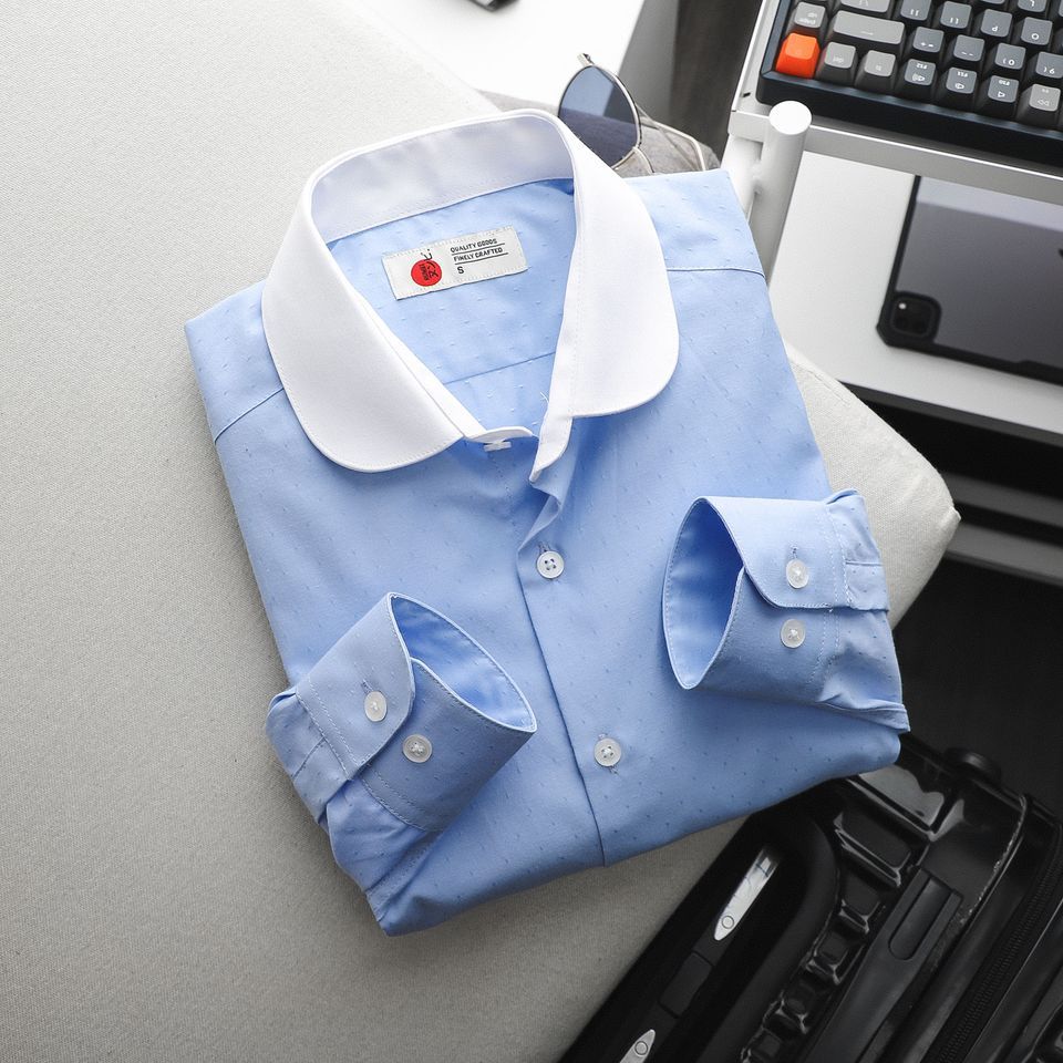 Sơ mi Numbi White Collar
