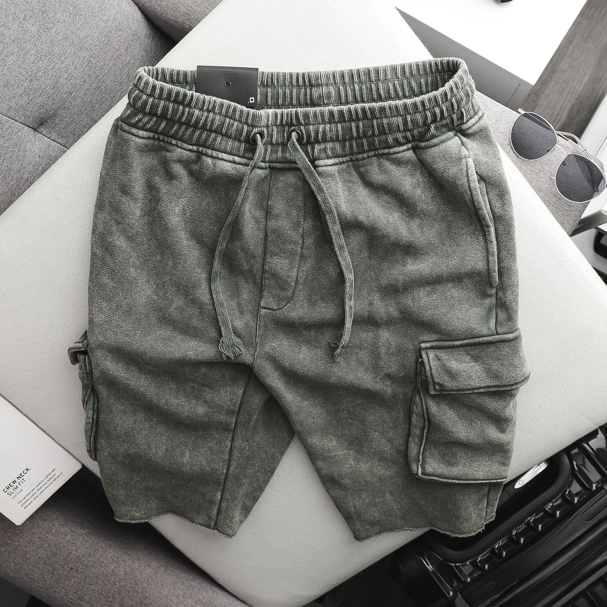 Short Wash INF Túi Nắp