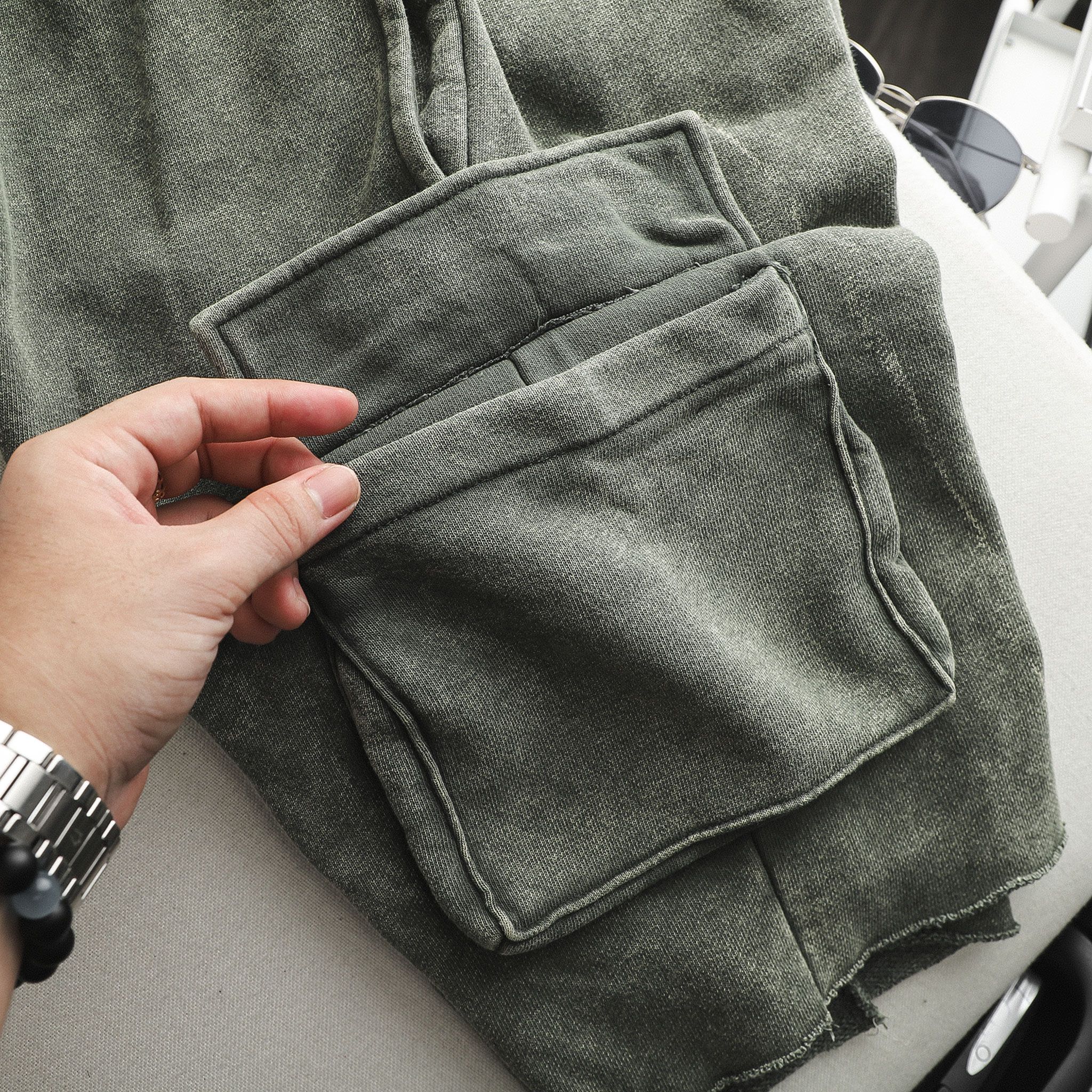 Short Wash INF Túi Nắp