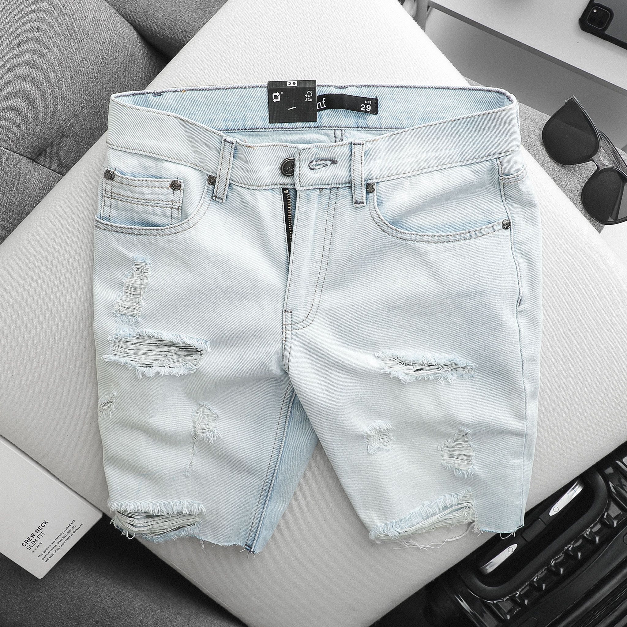 Short Inf Jean Washed Cuts 3M
