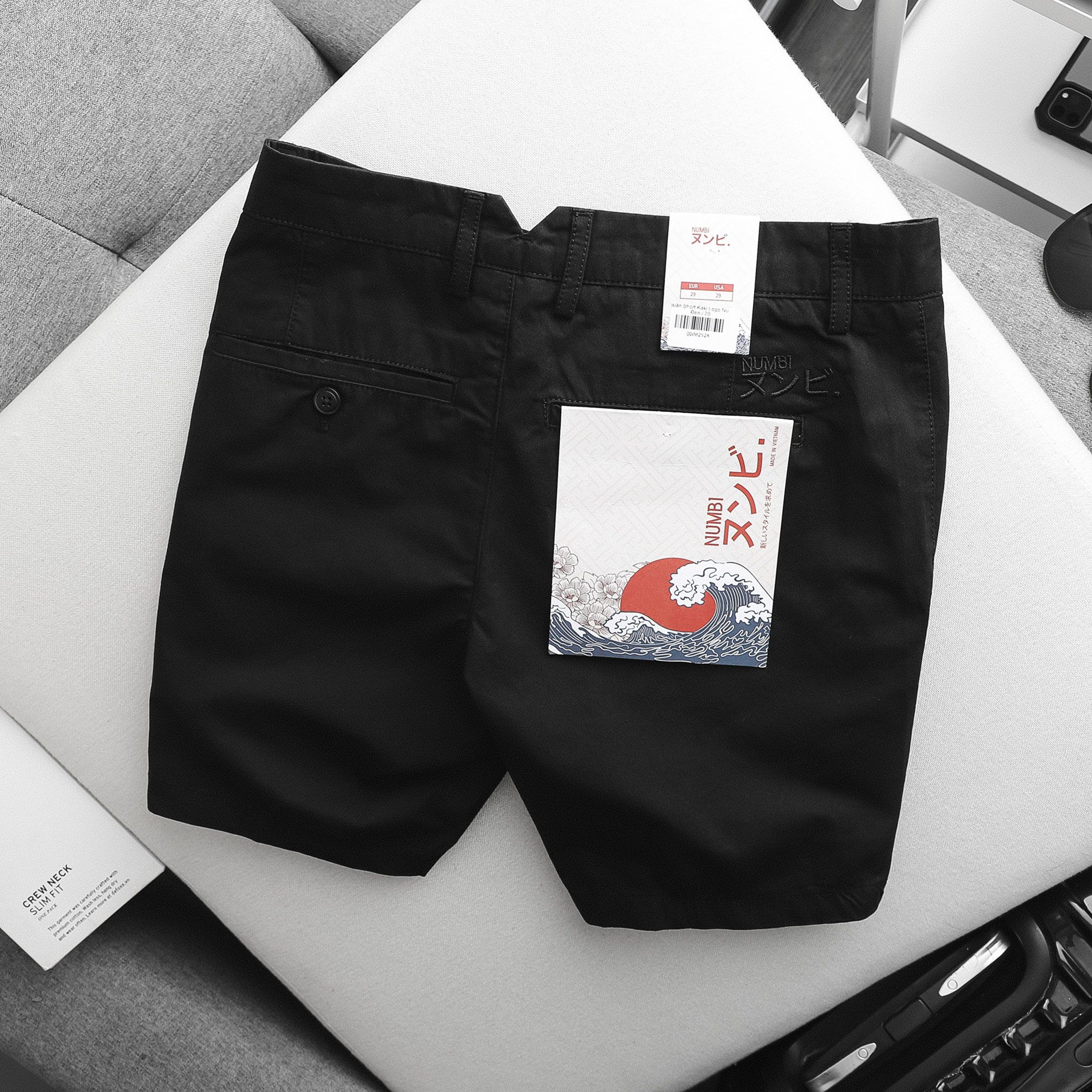 Quần Short Kaki Logo Numbi 4m