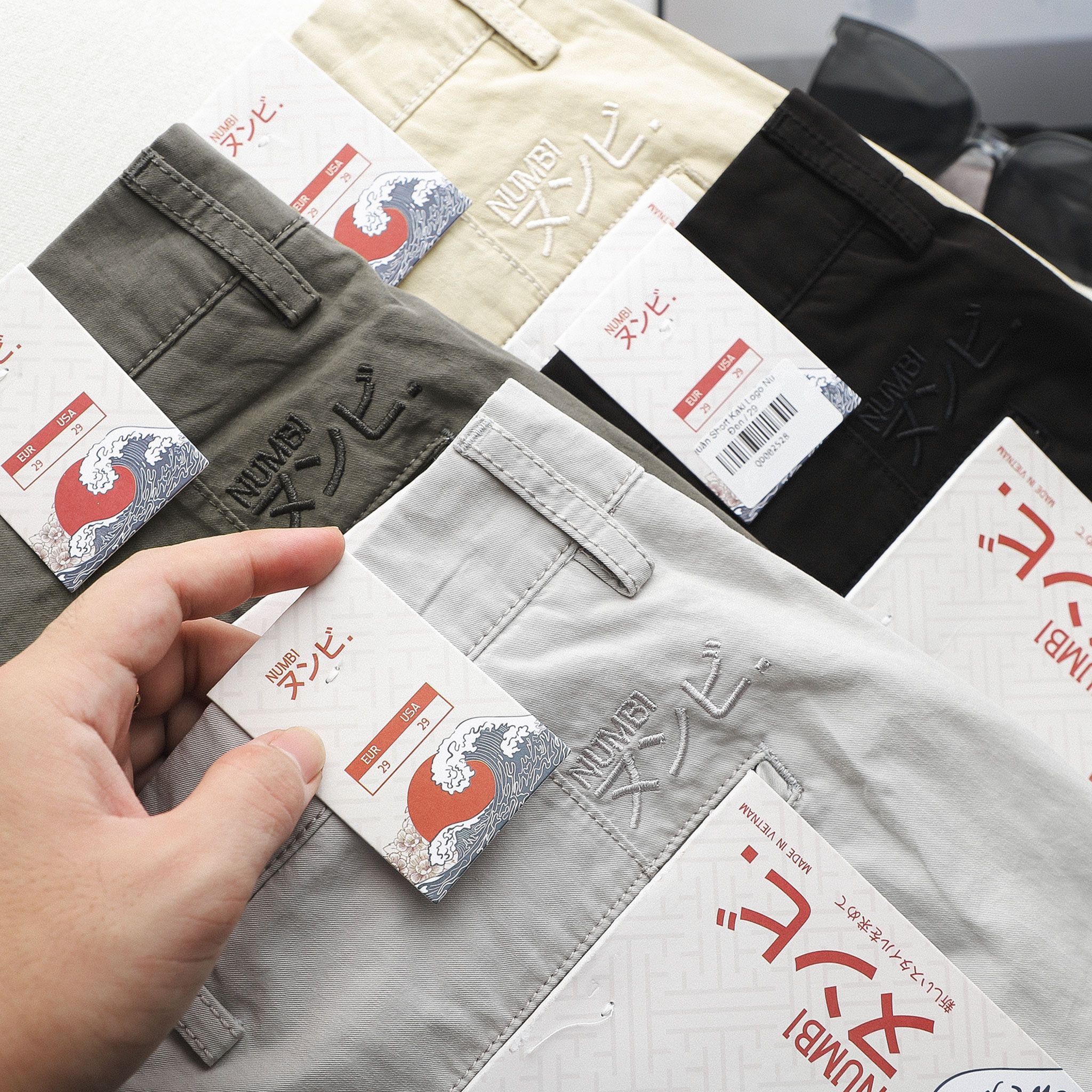 Quần Short Kaki Logo Numbi 4m