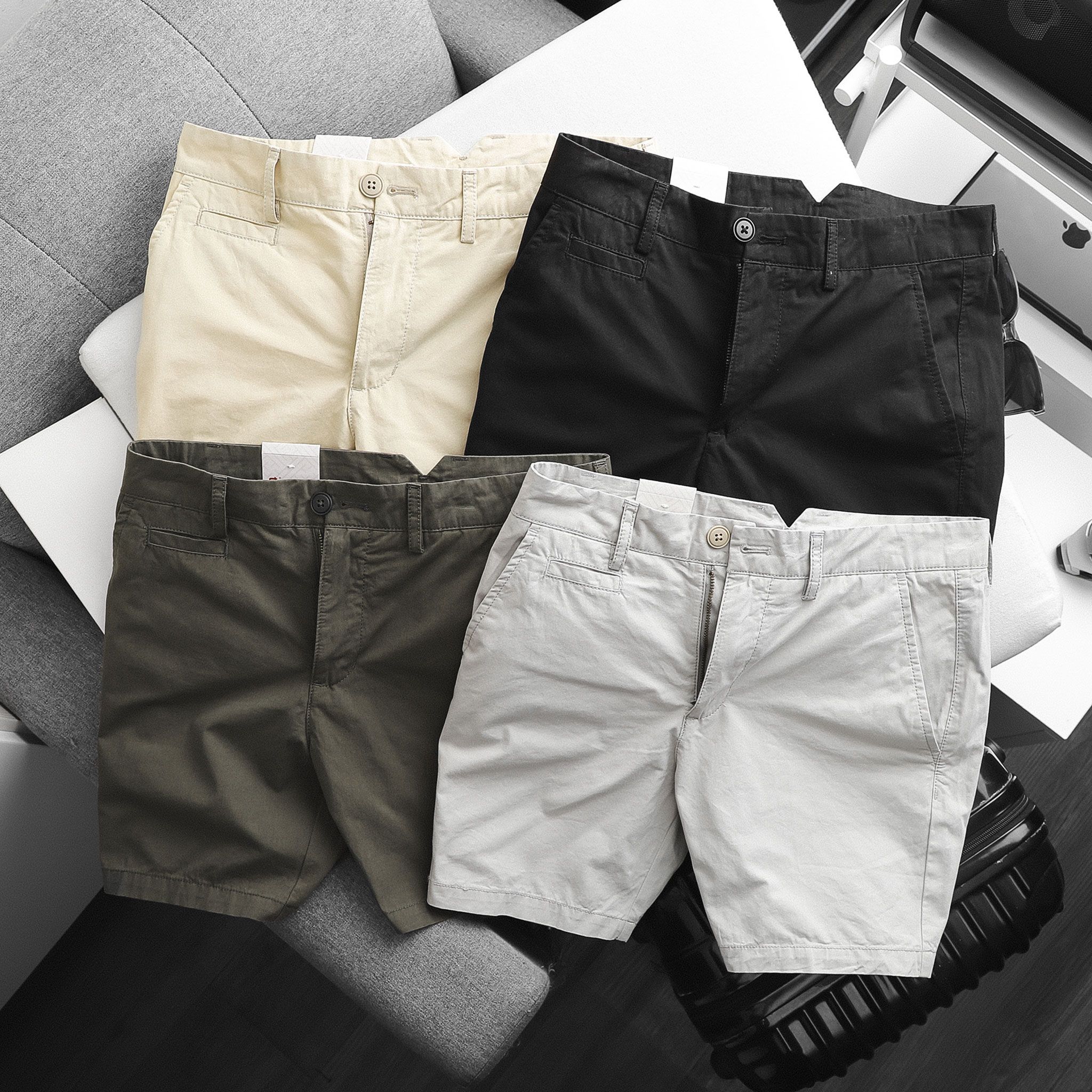Quần Short Kaki Logo Numbi 4m