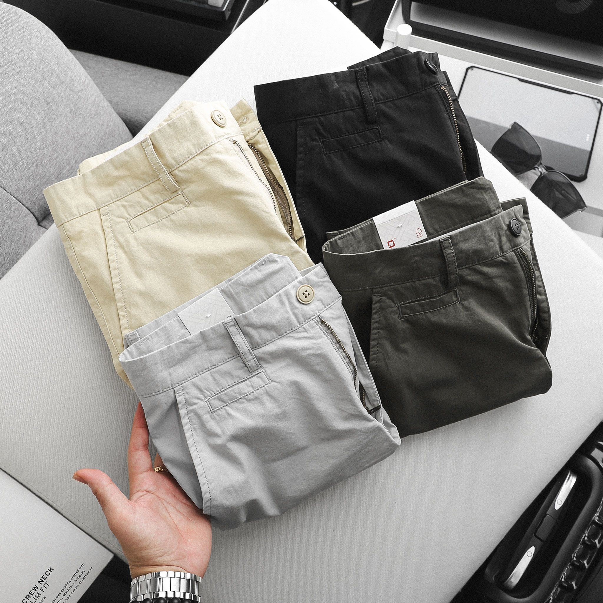 Quần Short Kaki Logo Numbi 4m