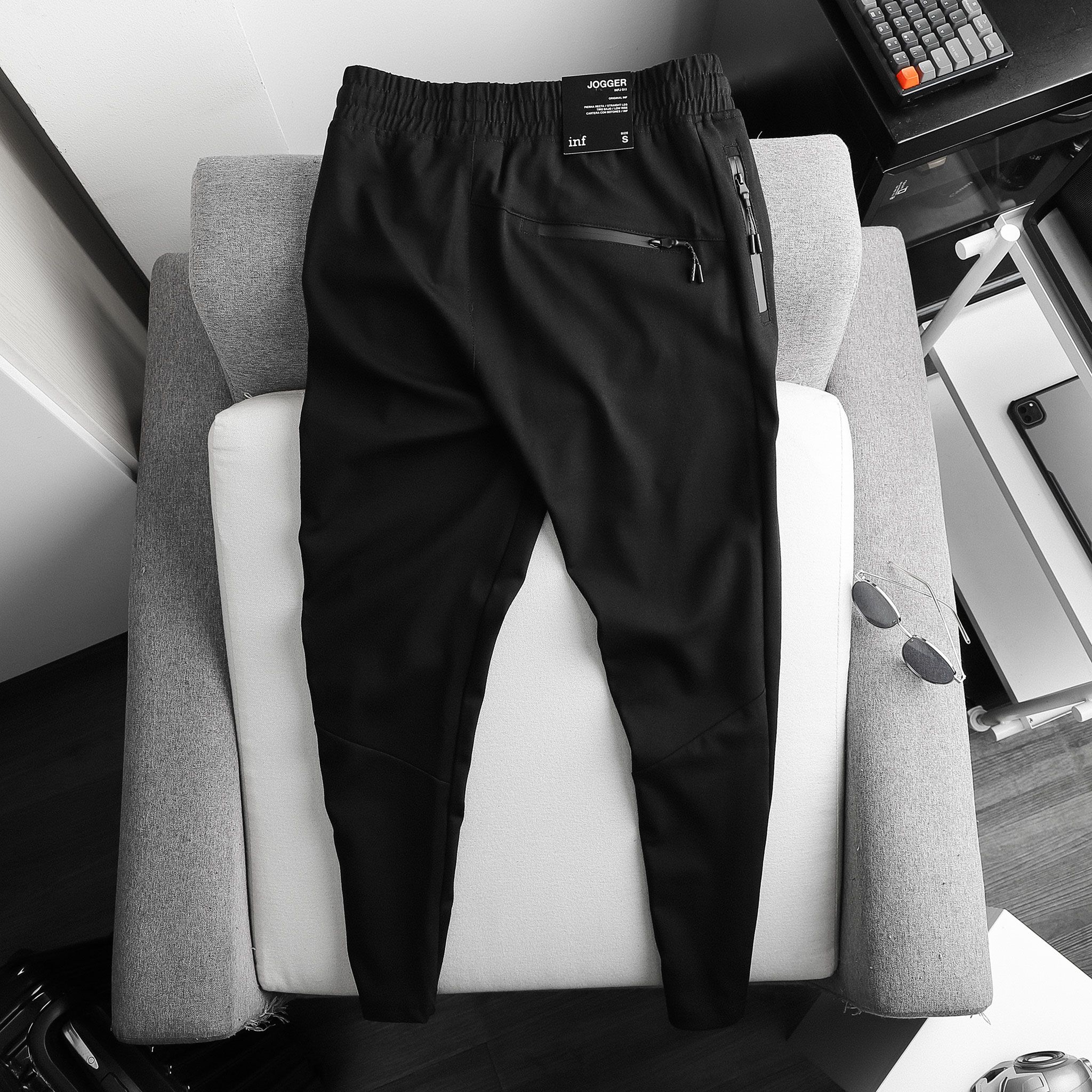 Jogger INF Zip Phối Logo