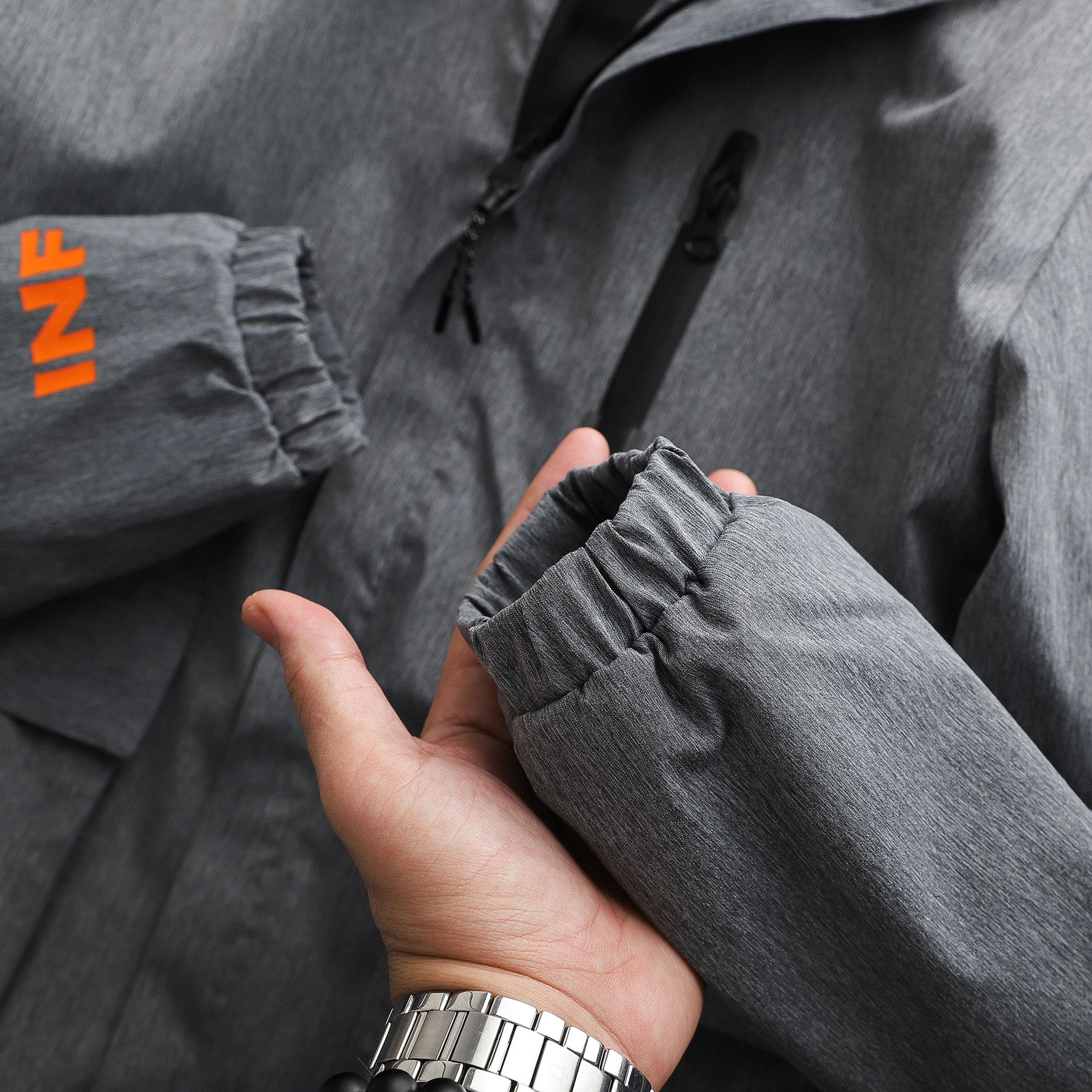 Áo Khoác Gió INF Phối Zip