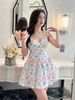 Đầm Ngắn Ombre Flower Sundress